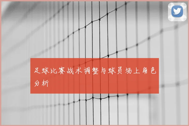 足球比赛战术调整与球员场上角色分析
